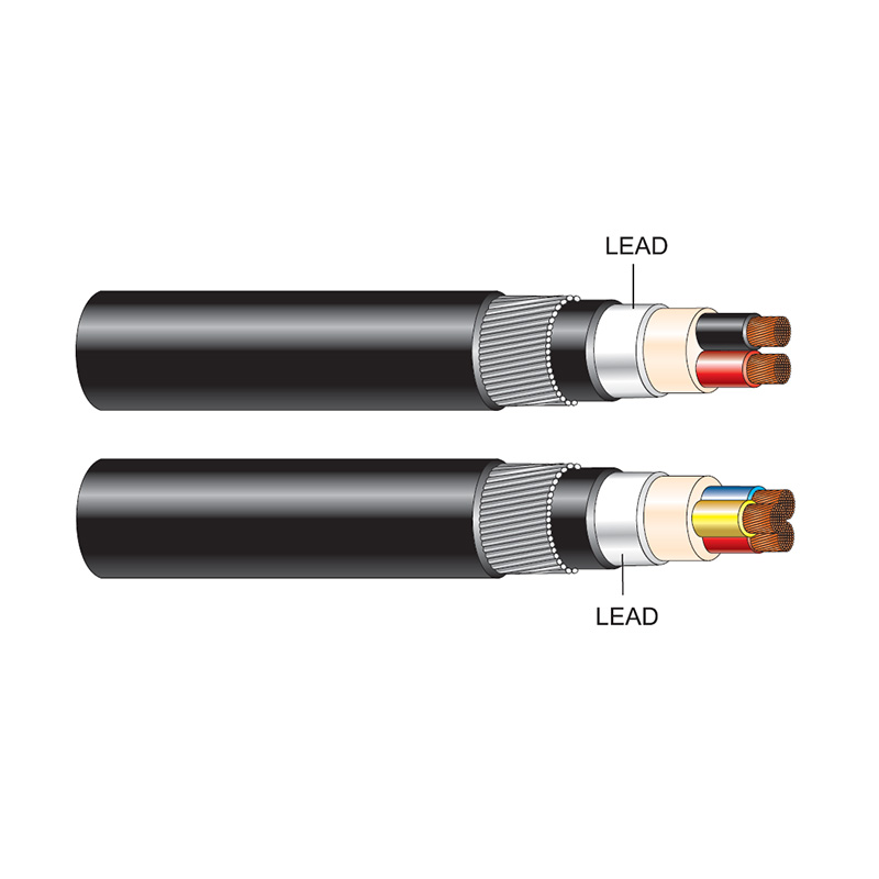 Low Voltage Lead Sheathed Armoured 2 & 3 Core Lead Sheathed Cable Conductors 600/1000 volts LV Leads sheathed